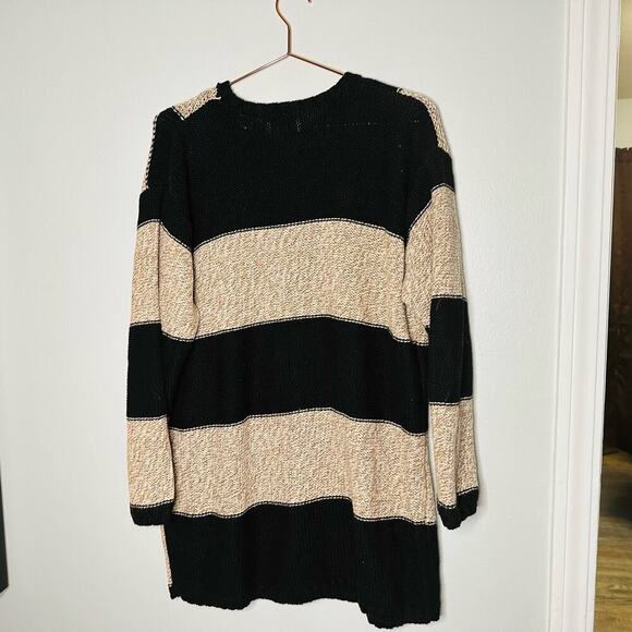Vintage Paul Harris Black Checkered Shoulder Pad Oversized Sweater size Large - Picture 5 of 8